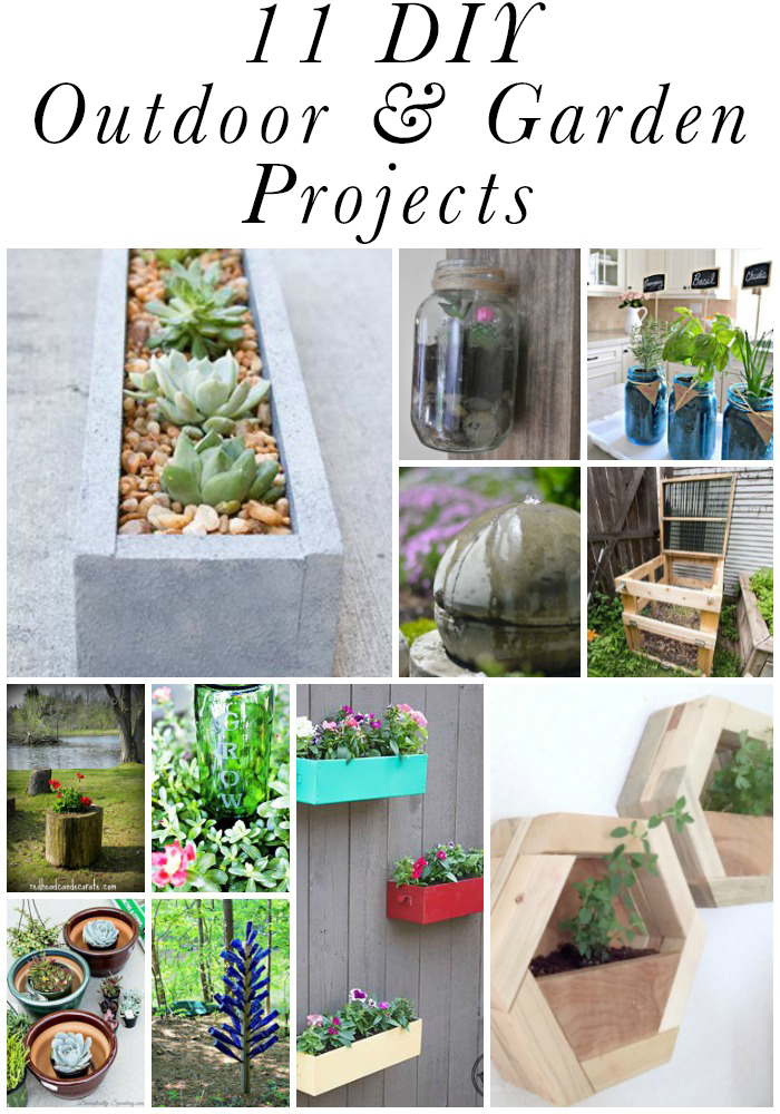 Check out these amazing DIY outdoor & garden projects from the DIY Housewives blog series!