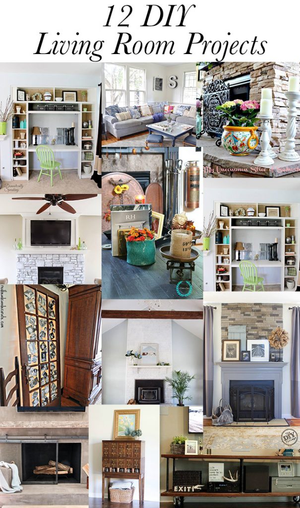 12 DIY Living Room Projects {DIY Housewives Series} - Erin Spain