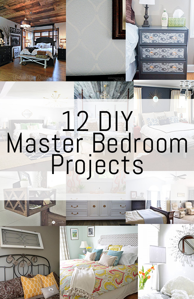 Check out these 12 DIY Master Bedroom Projects!