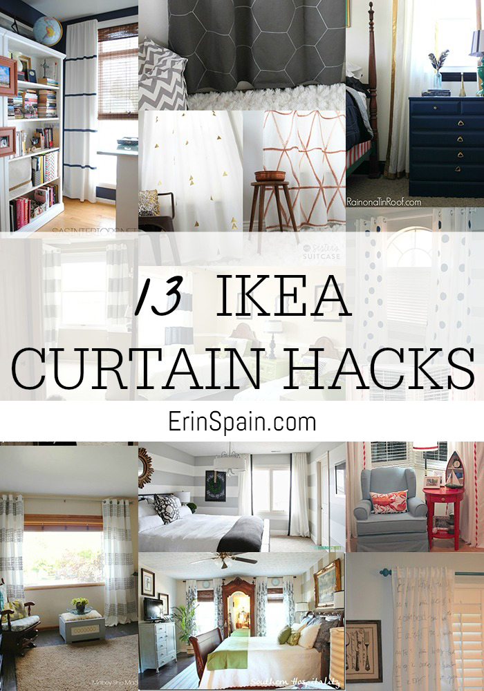 13 DIY IKEA Curtain Hacks: Window Coverings on a Budget - Erin Spain