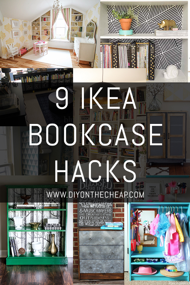 9 IKEA Bookcase Hacks