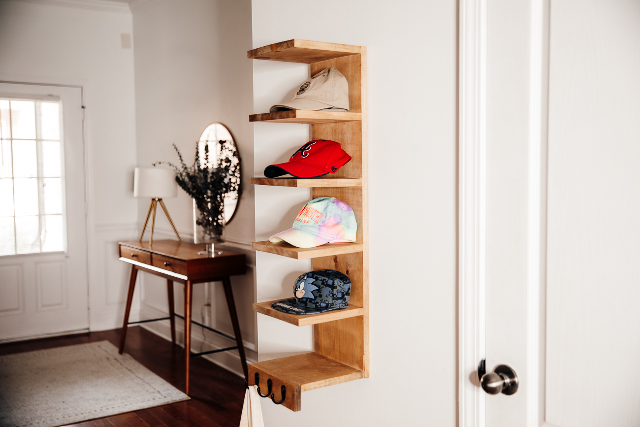DIY Hat Rack Erin Spain