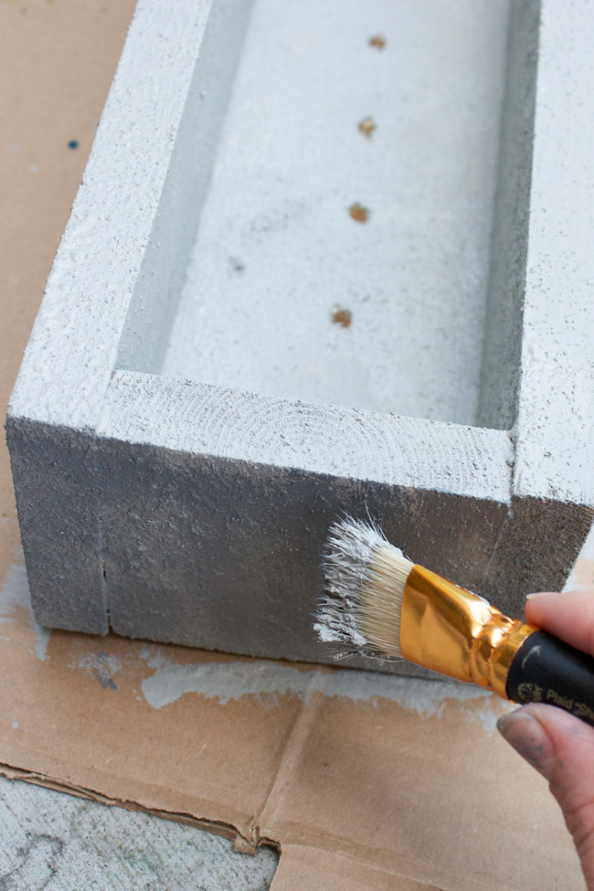 Find out how to make this DIY Faux Concrete Planter using FolkArt® Painted Finishes!