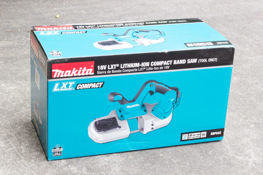 Cutting tube steel with the Makita Portable Compact Band Saw