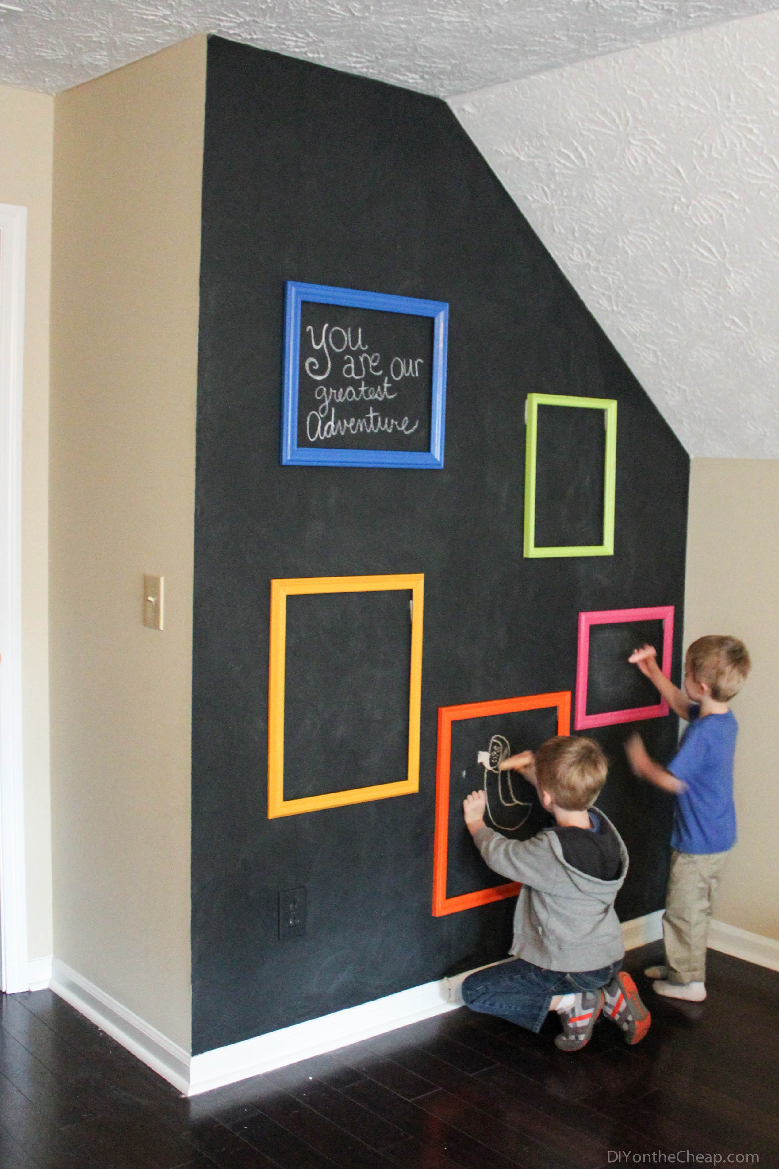 Make A Chalkboard Inspiration Wall