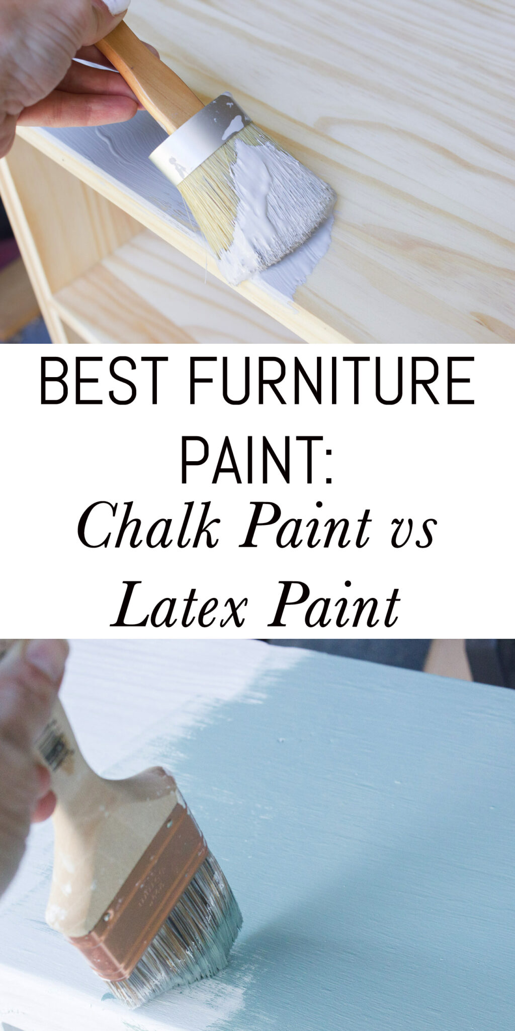 Best Furniture Paint Chalk Paint vs Latex Paint Erin Spain