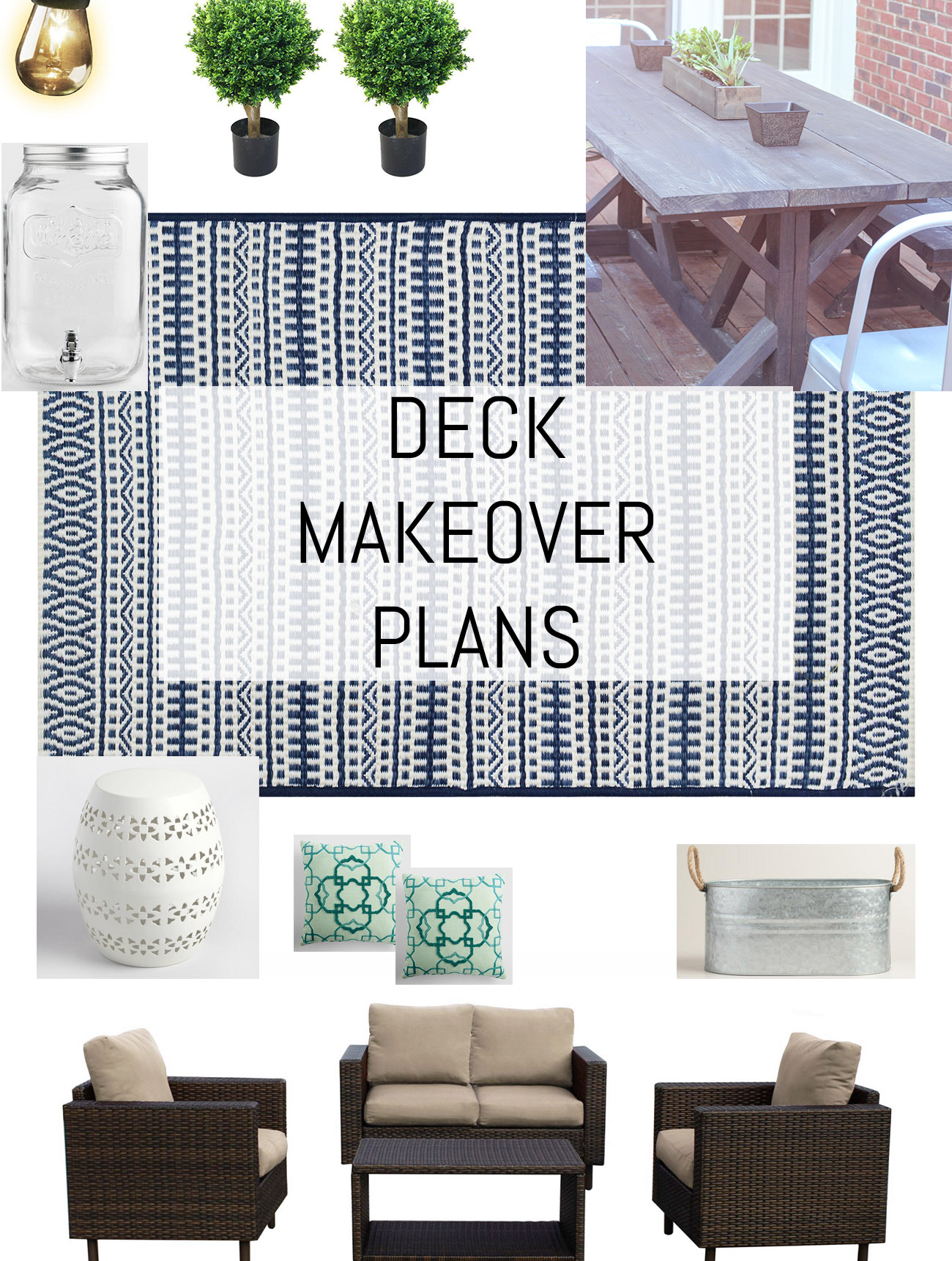 Deck Makeover Plans - Erin Spain