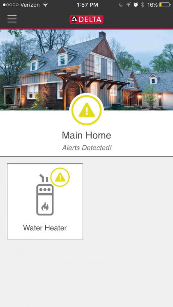 Get notifications sent to your smartphone or tablet as soon as one of your home's water sources starts leaking. The Delta Leak Detector will notify you immediately.