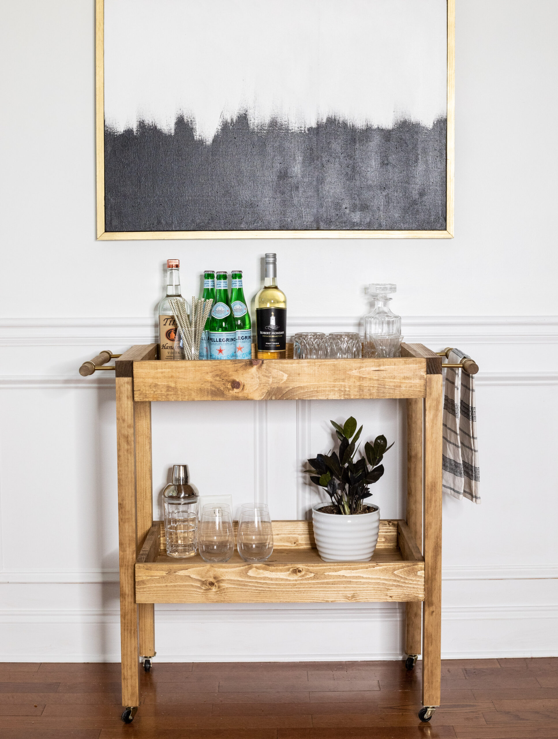 DIY Bar Cart Erin Spain