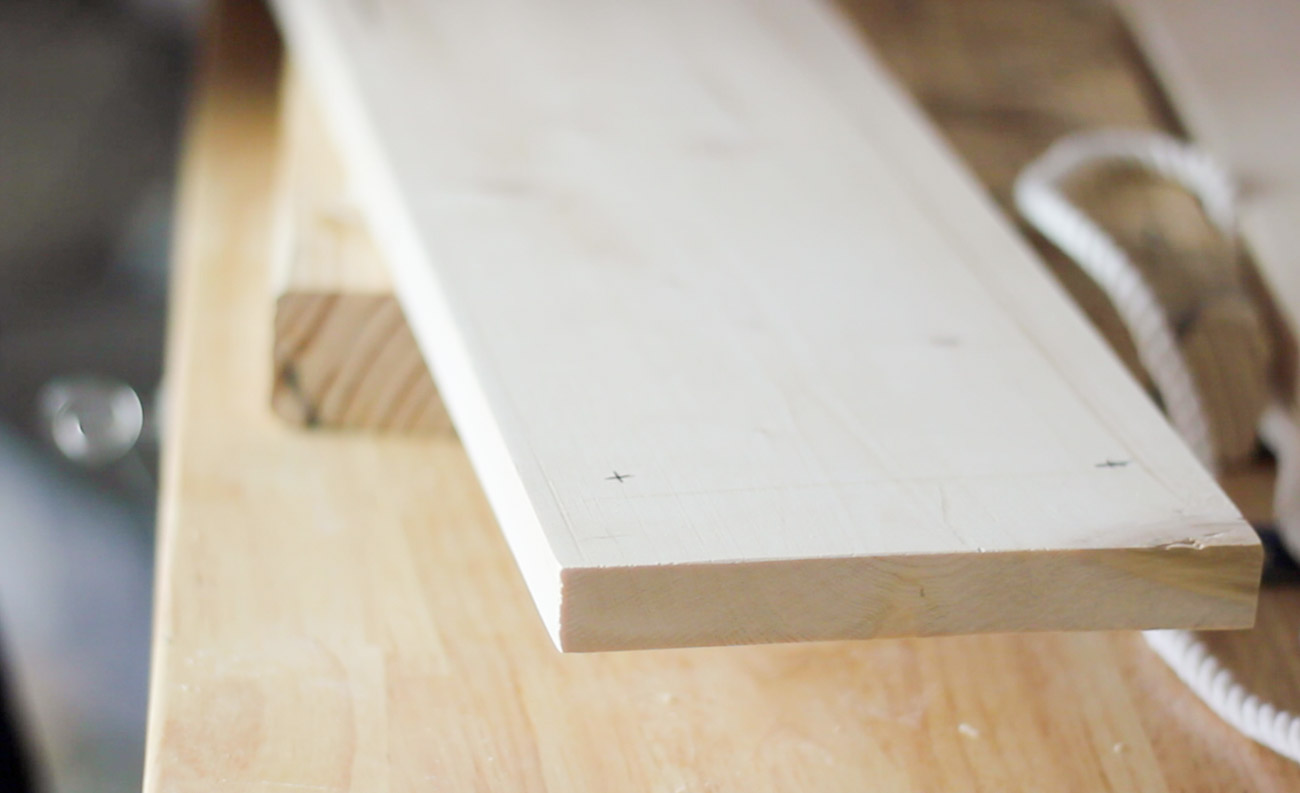 DIY Hanging Rope Wall Shelves (& How to Hang Them Level) Erin Spain