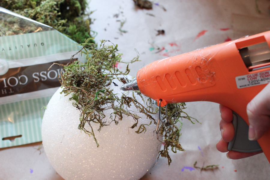 How to Make a DIY Moss Topiary - Erin Spain