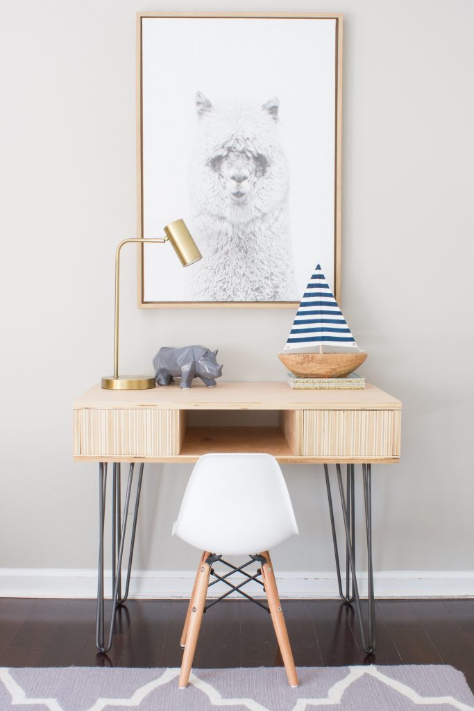 DIY Plywood Kid's Desk