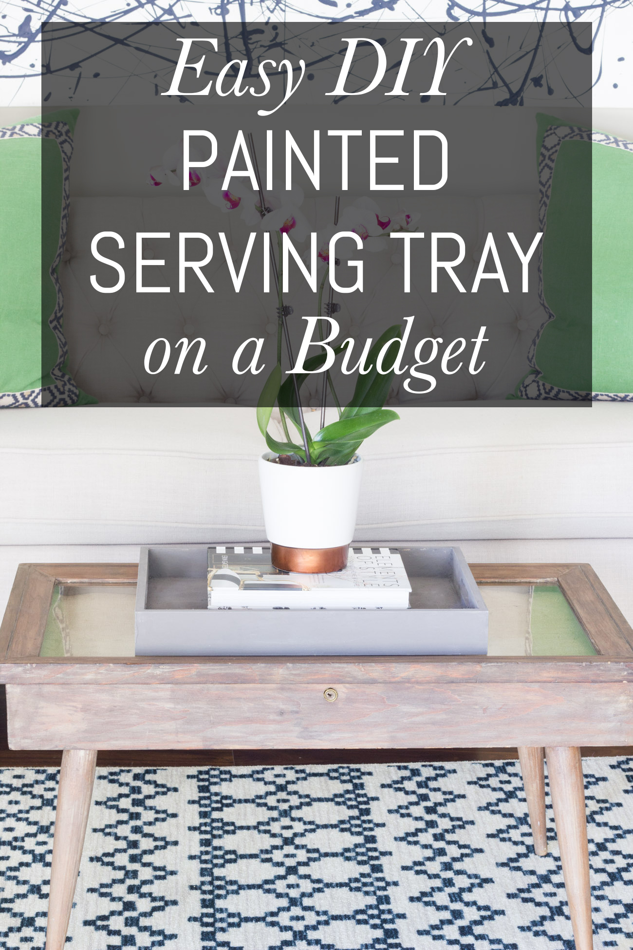 Easy DIY Painted Serving Tray on a Budget Erin Spain