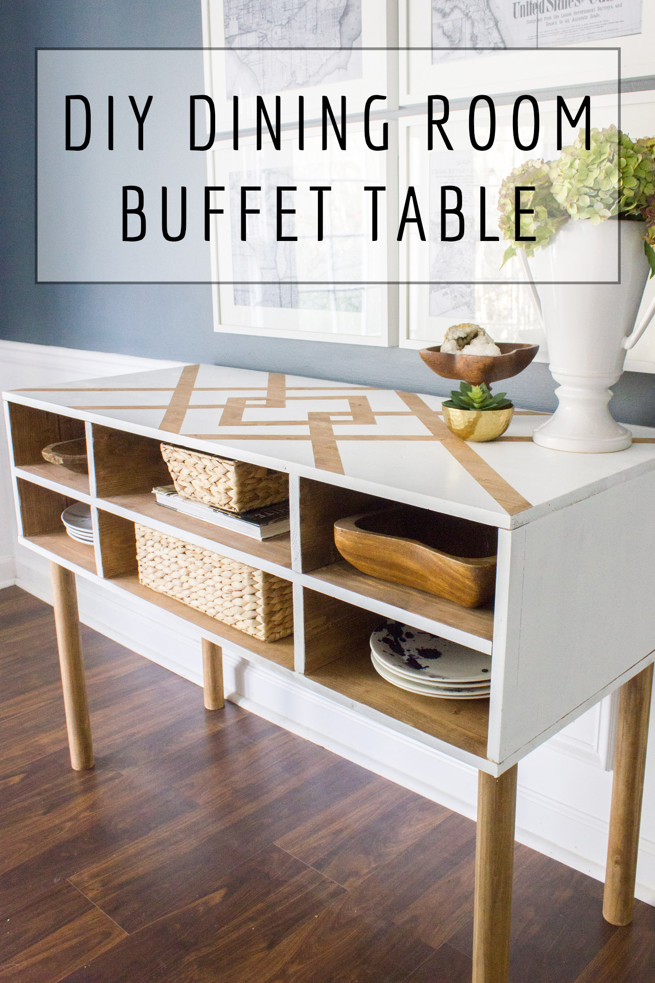 DIY Dining Room Buffet Table Version 1 Erin Spain