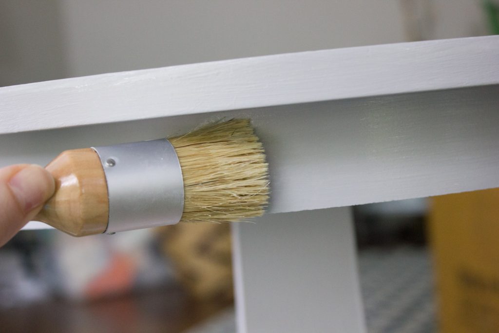 Side Table Makeover with FolkArt Home Decor Chalk Erin Spain