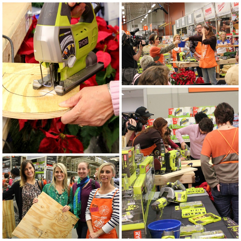 The Home Depot DoItHerself {+ Monogram Wreath Video Tutorial