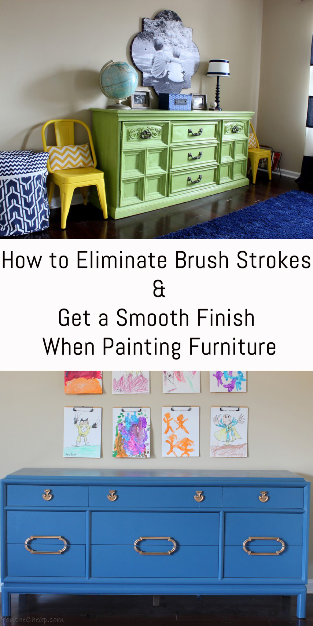 How to Eliminate Brush Strokes and Get a Smooth Finish When Painting Furniture Erin Spain