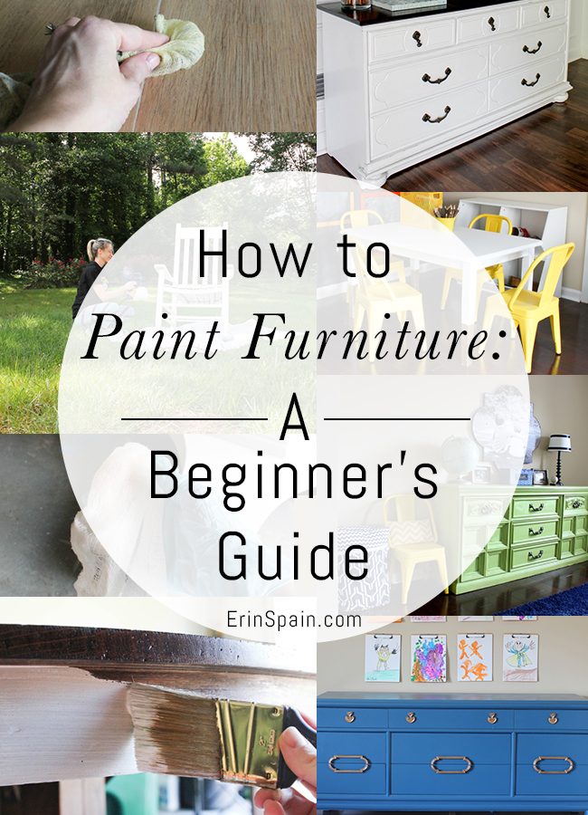 How To Paint Furniture A Beginner S, How To Paint A Wood Dresser Without Sanding