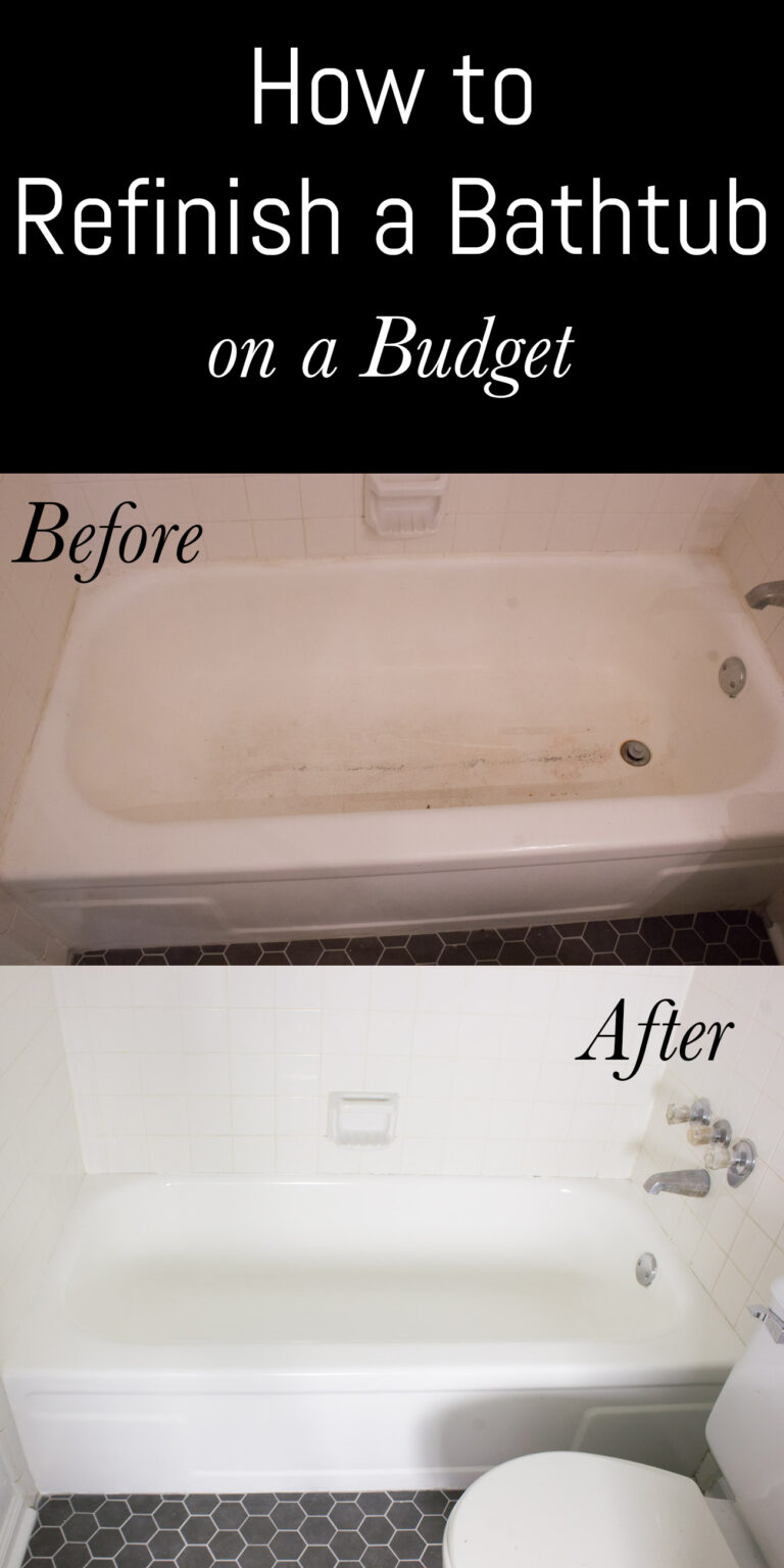 How to Refinish a Bathtub on a Budget Erin Spain