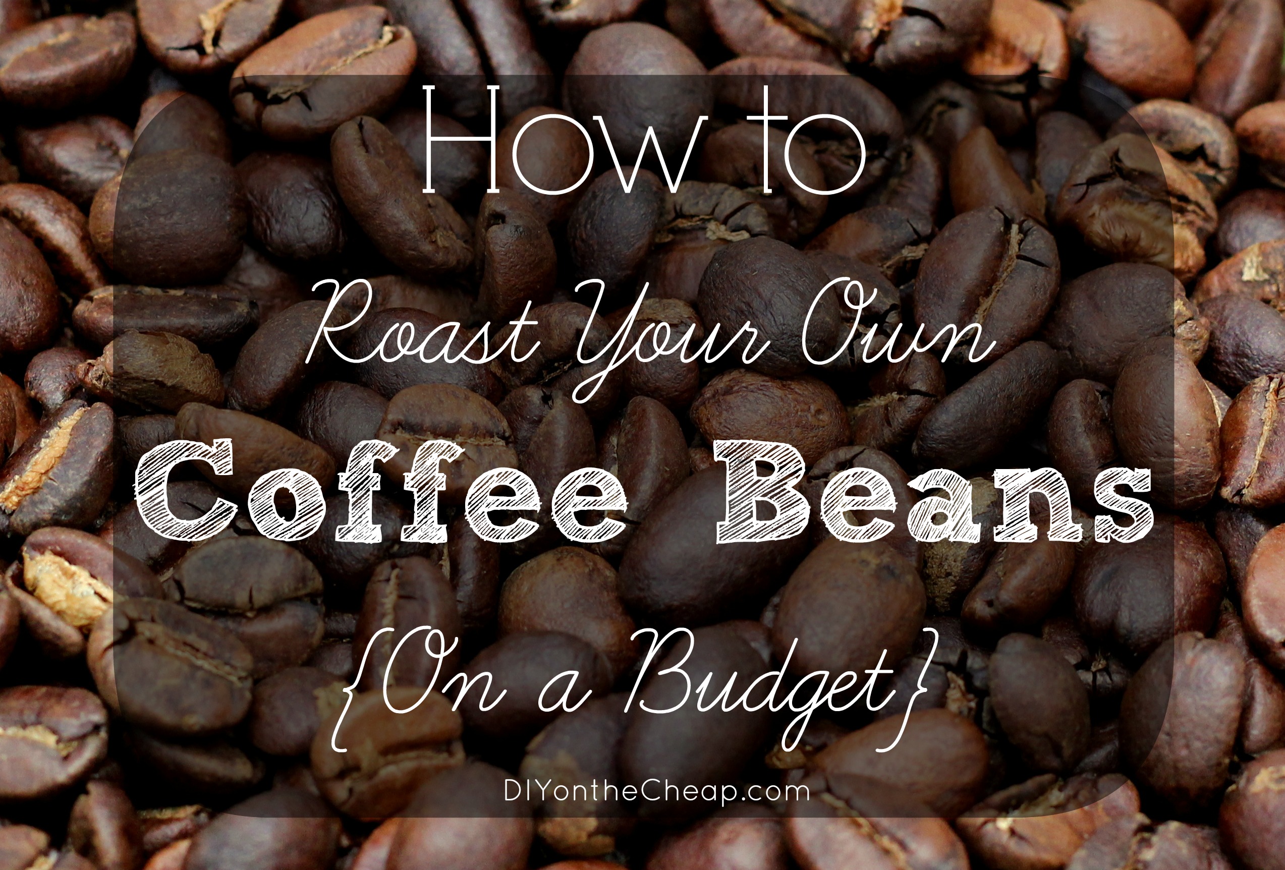 How to Roast Coffee Beans {On a Budget} Erin Spain