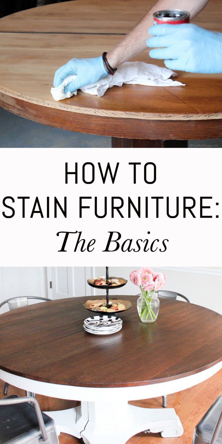 How to Stain Furniture {The Basics} Erin Spain