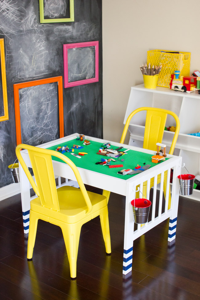 IKEA Hack: Turn a baby changing table into a Lego table!
