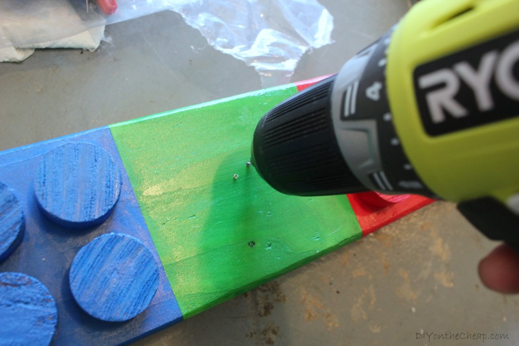 DIY Lego Coat Rack Erin Spain