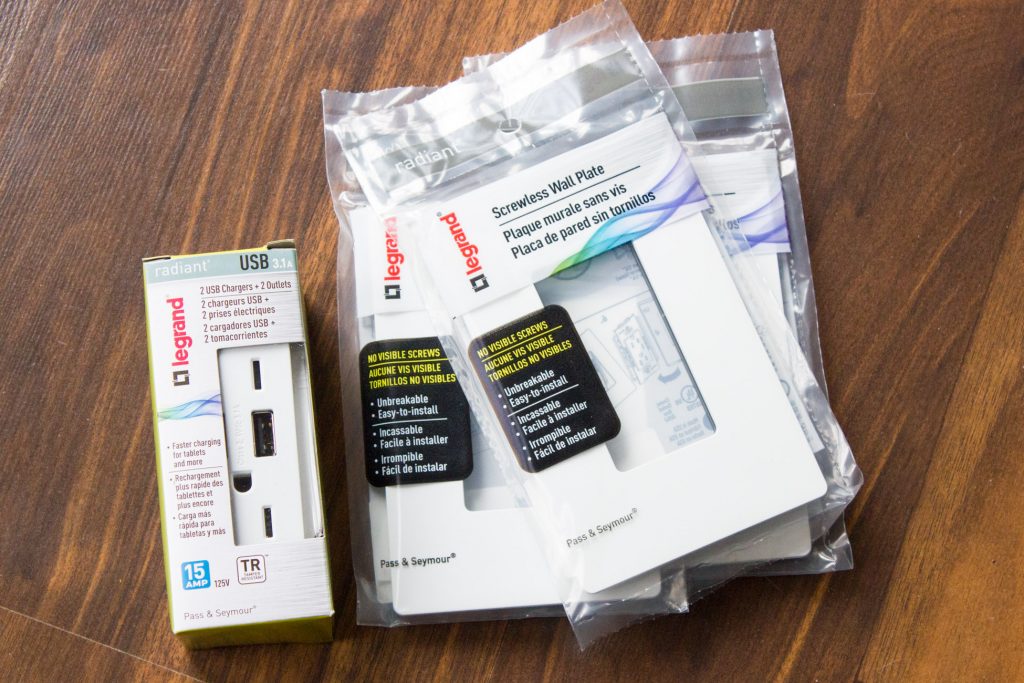 Simple upgrades make a big difference! Upgrade your outlets and light switches with the radiant collection from Legrand! They have SO many options.