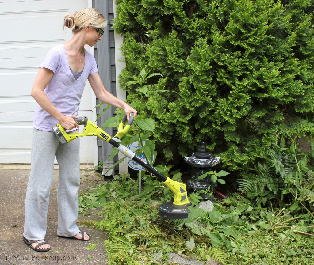 RYOBI 18V Hybrid String Trimmer {Review & Giveaway!} Erin Spain