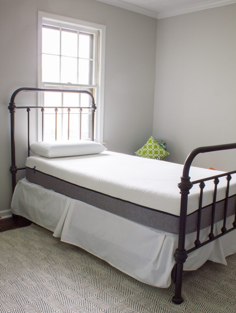 Check out the progress in our boys' bedroom, plus find out why we love Yogabed mattresses so much!